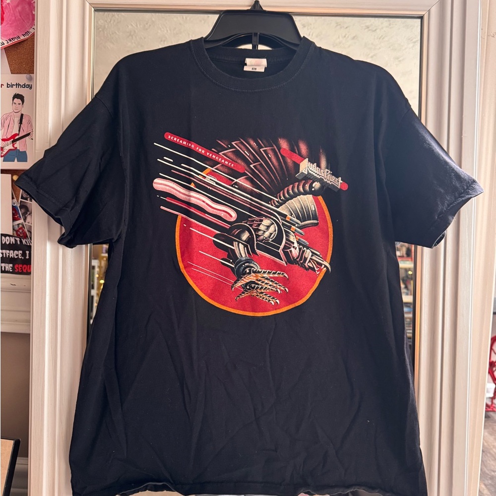 Judist Priest Black Graphic T-Shirt